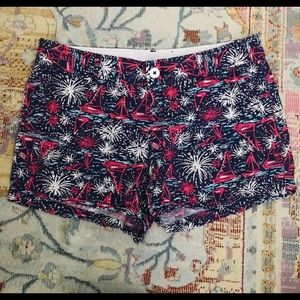 Lilly Pulitzer Sparks Fly Callahan shorts size 8!